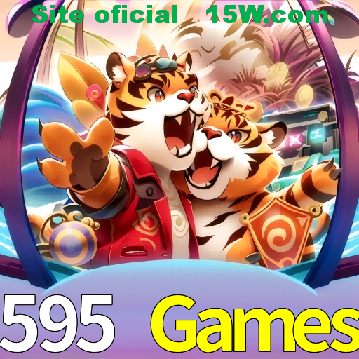 Imagem promocional da 595 Games mostrando a plataforma e suas vantagens